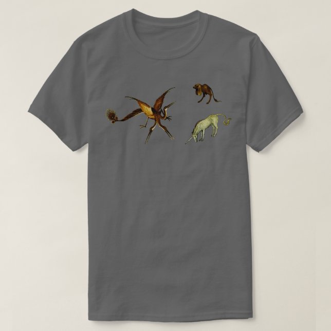 Hieronymus Bosch  Beasts Of Paradise  T-Shirt (Design Front)