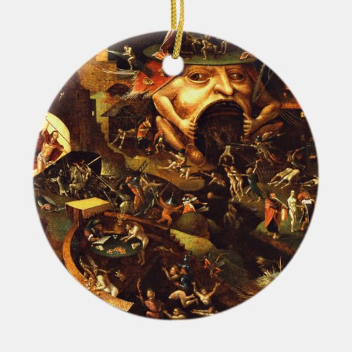 Hieronymus Bosch Christ In Limbo Ceramic Ornament