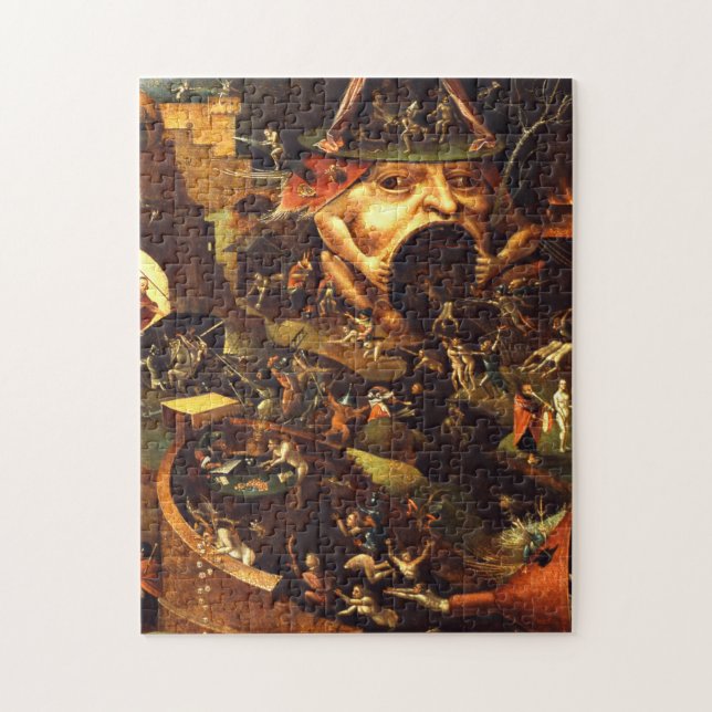 Hieronymus Bosch Christ In Limbo Jigsaw Puzzle (Vertical)