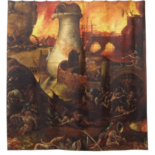 Hieronymus Bosch _ Hell Shower Curtain