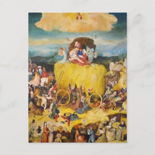 Hieronymus Bosch painting art Postcard