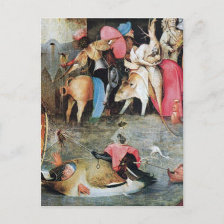 Hieronymus Bosch painting art Postcard