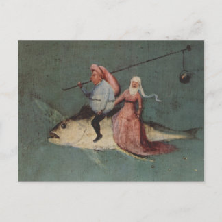 Hieronymus Bosch painting art Postcard