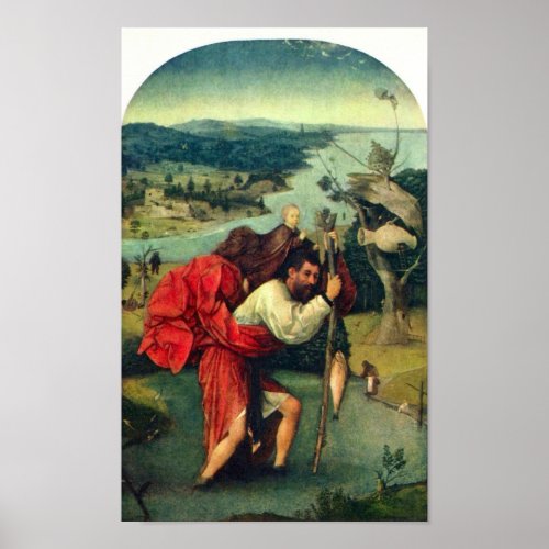 Hieronymus Bosch_St Christopher Poster