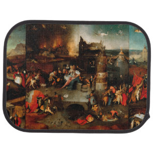 Hieronymus Bosch - Temptation Of Saint Anthony Car Floor Mat