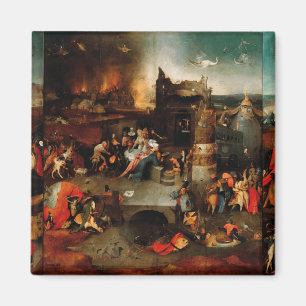 Hieronymus Bosch - Temptation Of Saint Anthony Magnet