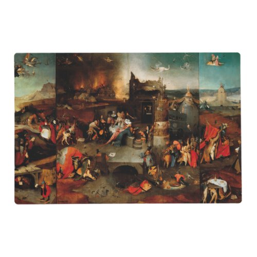 Hieronymus Bosch _ Temptation Of Saint Anthony Placemat