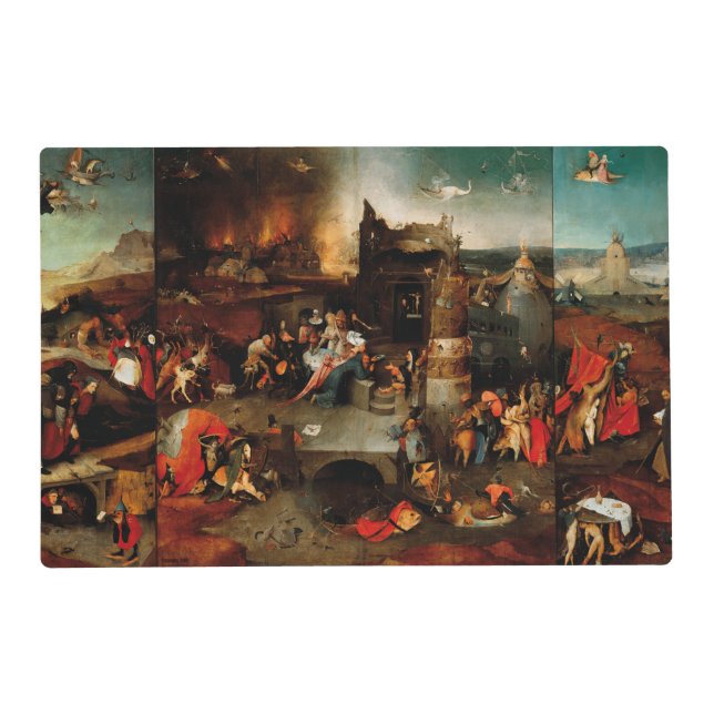 Hieronymus Bosch - Temptation Of Saint Anthony Placemat (Front)