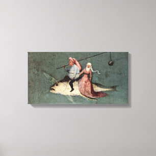 Hieronymus Bosch - Temptation of St Anthony Canvas Print