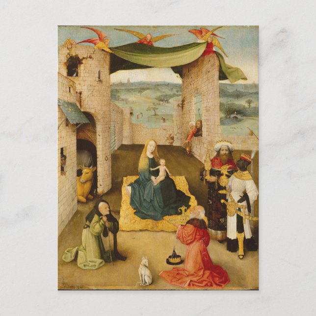 Hieronymus Bosch - The Adoration Of The Magi Postcard (Front)