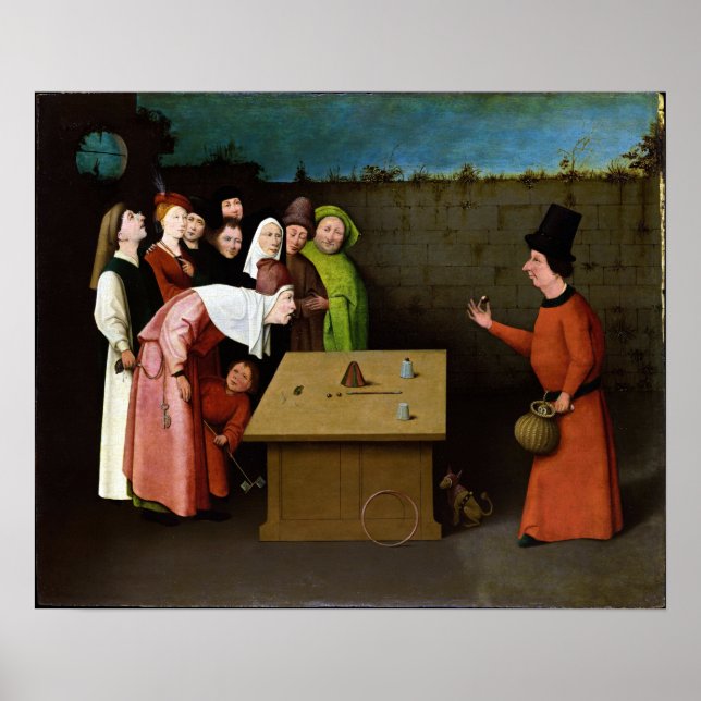 Hieronymus Bosch The Conjurer Poster (Front)