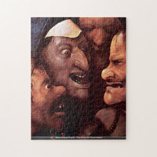 Hieronymus Bosch - The cross for Christ detail PUZ Jigsaw Puzzle