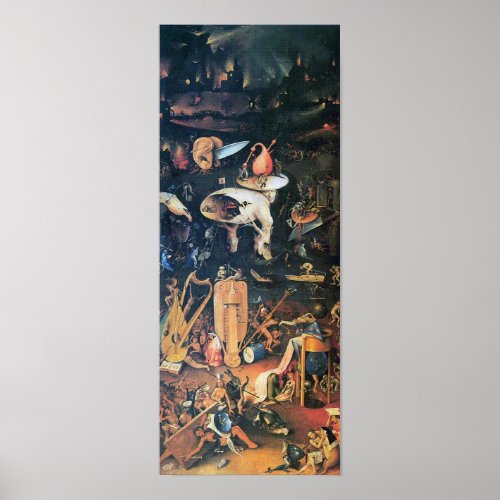 Hieronymus Bosch_The Garden of Delights Hell Poster
