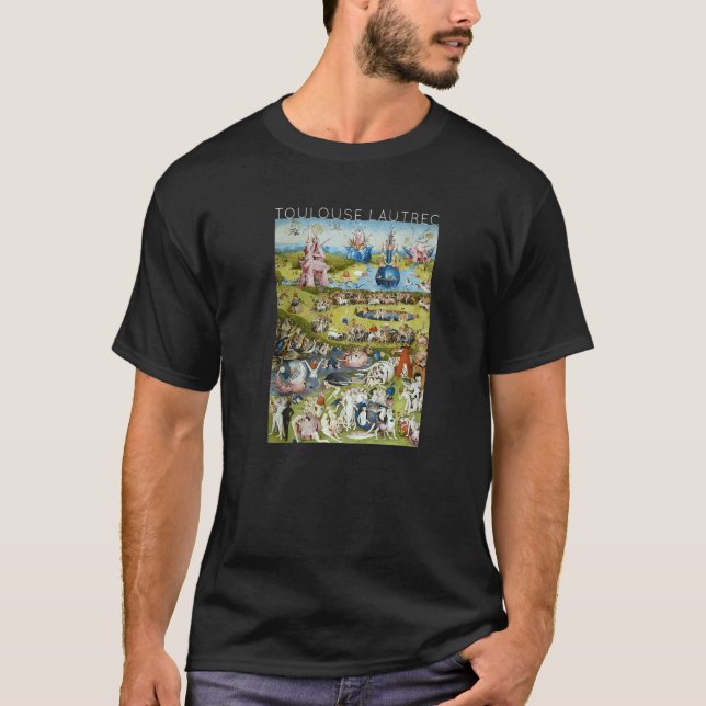 Hieronymus Bosch The Garden Of Earthly Delights Fo T-Shirt (Front)