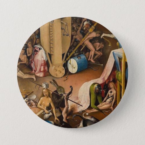 Hieronymus Bosch_The Garden of Hell Button