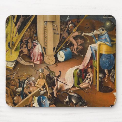 Hieronymus Bosch_The Garden of Hell Mouse Pad