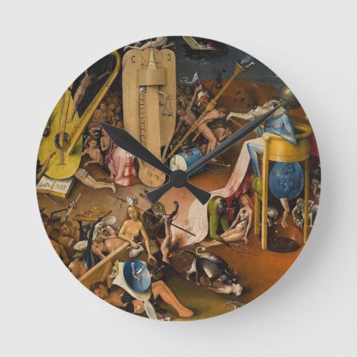 Hieronymus Bosch_The Garden of Hell Round Clock