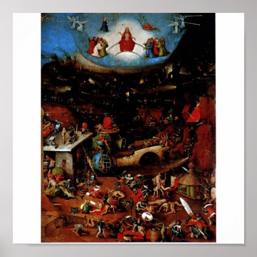 Hieronymus Bosch The Last Judgement Poster