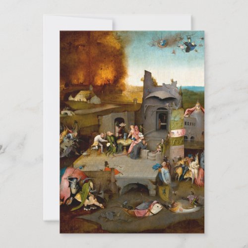 Hieronymus Bosch _ The Temptation of Saint Anthony Invitation