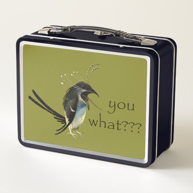 Hieronymus Bosch's Bird Metal Lunchbox (Back)