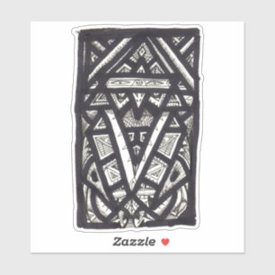 Hierophant, by Brian Benson, vinyl sticker