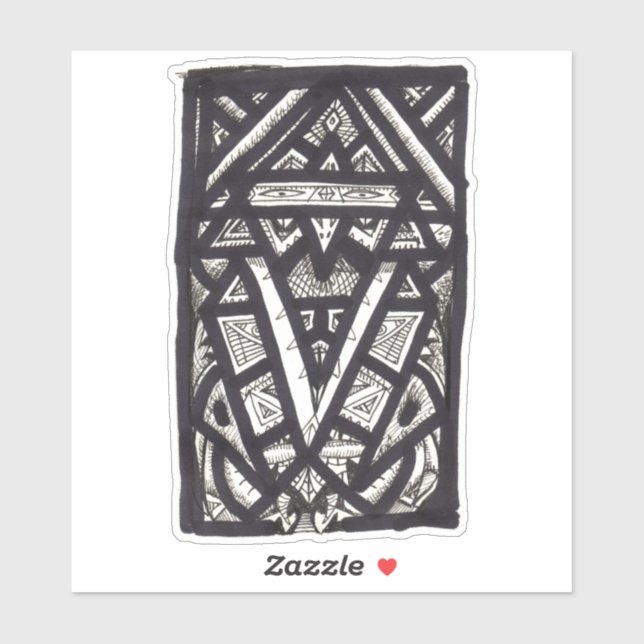 Hierophant, by Brian Benson, vinyl sticker (Sheet)