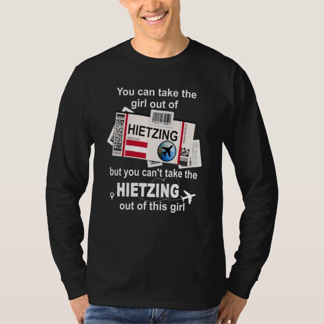 Hietzing Boarding Pass Hietzing Girl Hietzing T-Shirt (Front)