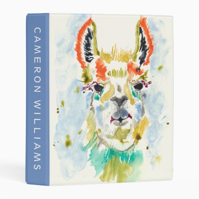 Hifi Llama - Portrait Mini Binder (Front/Spine)