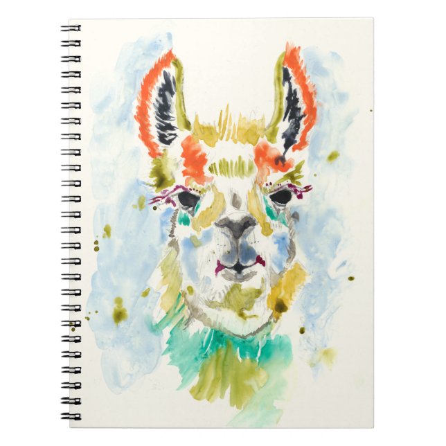 Hifi Llama - Portrait Notebook (Front)