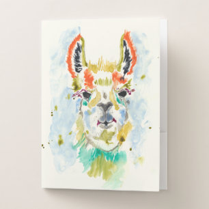 Hifi Llama - Portrait Pocket Folder