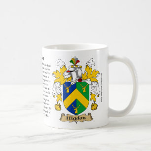 Higdon, the Origin, the Meaning and the Crest Coffee Mug