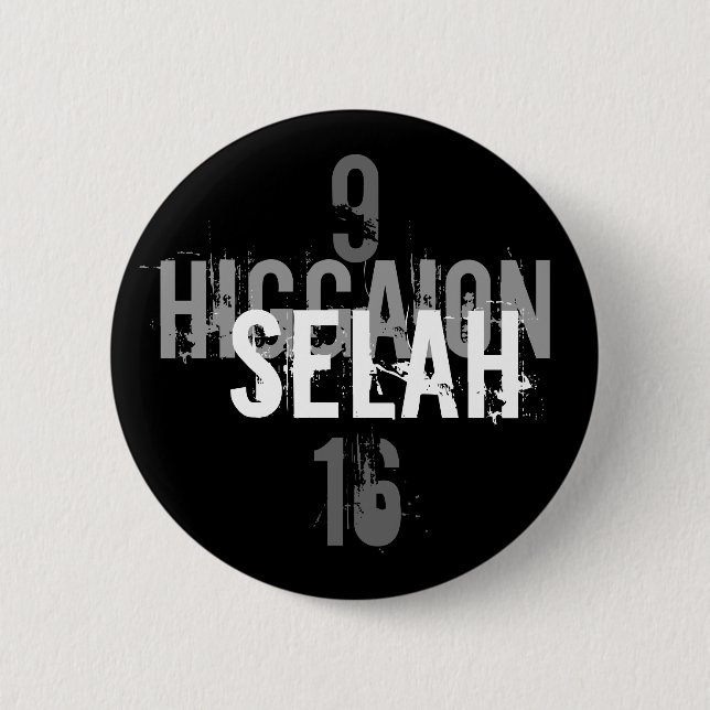 Higgaion, Selah, 9, 16 Pinback Button (Front)