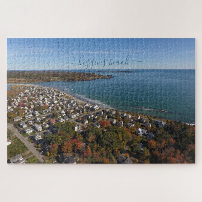 Higgins Beach Fall 1014 piece Jigsaw Puzzle (Horizontal)