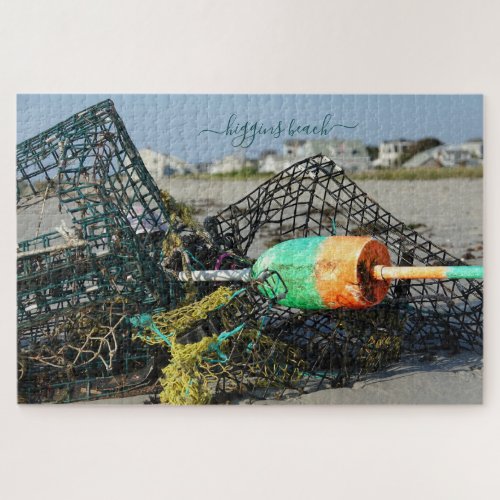 Higgins Beach Lobster Trap and Buoy 1014 piece Jigsaw Puzzle