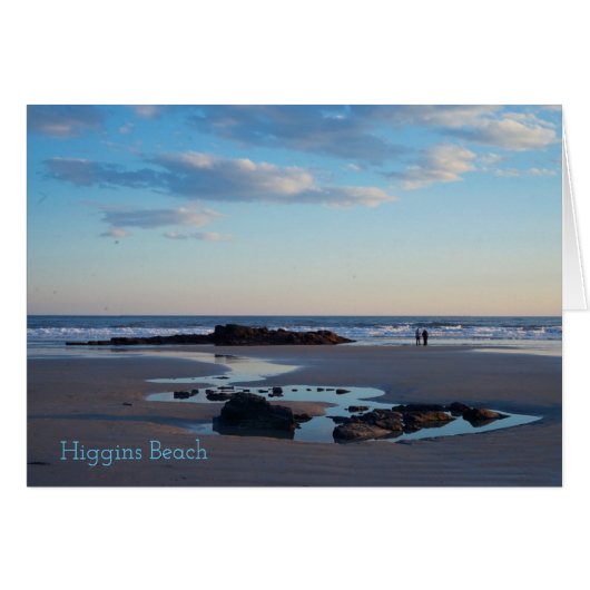 Higgins Beach Sand Dollar Rock Cards (Front Horizontal)