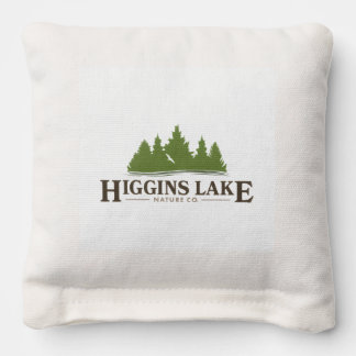 Higgins Lake Nature graphics Cornhole Bags
