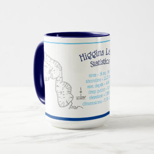 Higgins Lake stats Mug