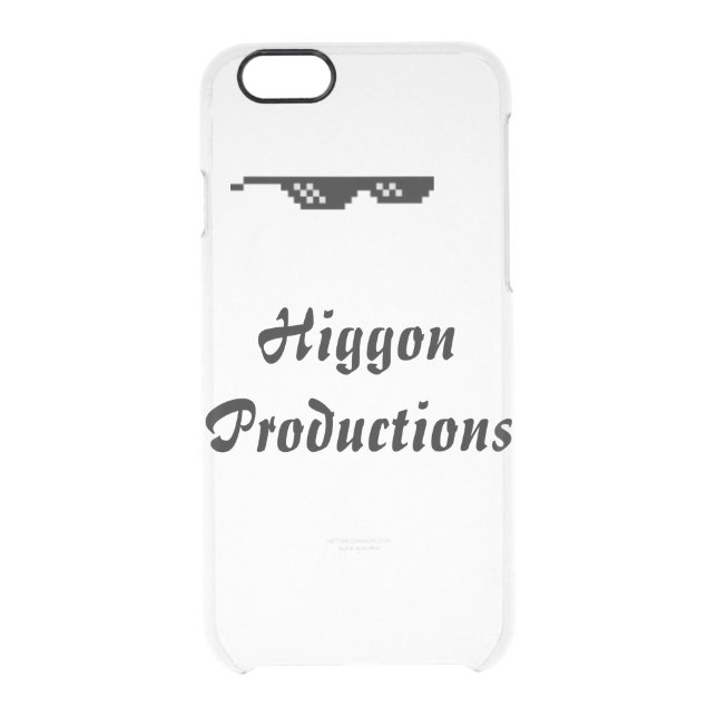 Higgon Productions iPhone 6/6s Case Clear (Back)