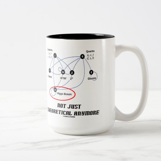 Higgs Boson Not Just Theoretical Anymore Two-Tone Coffee Mug
