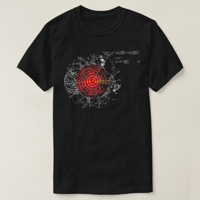 Higgs Boson Particle Physics University  T-Shirt (Design Front)