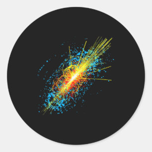 Higgs Boson Particle Quantum Theory Sci Fi Shirt F Classic Round Sticker