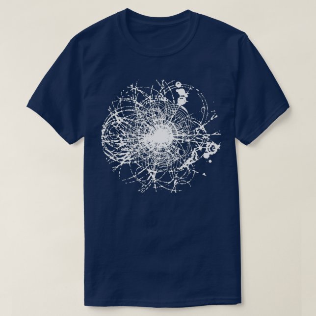 Higgs Boson Quantum Mechanics LHC Particle Physics T-Shirt (Design Front)