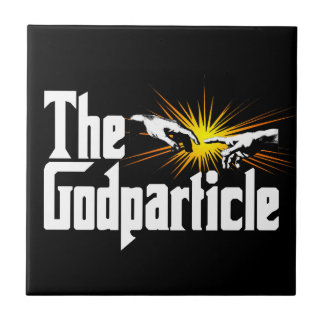 Higgs Boson The Godparticle - Funny Physics Nerd Ceramic Tile