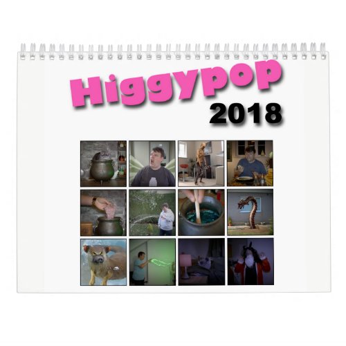 Higgypop Potions Calendat 2018 Calendar