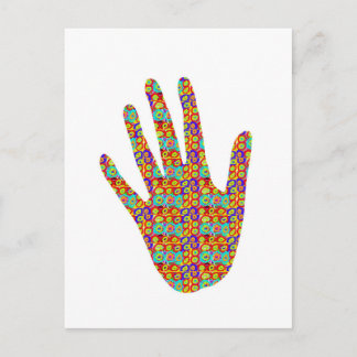 HIGH5 Highfive Hand Party Giveaway GIFTS Bless Postcard