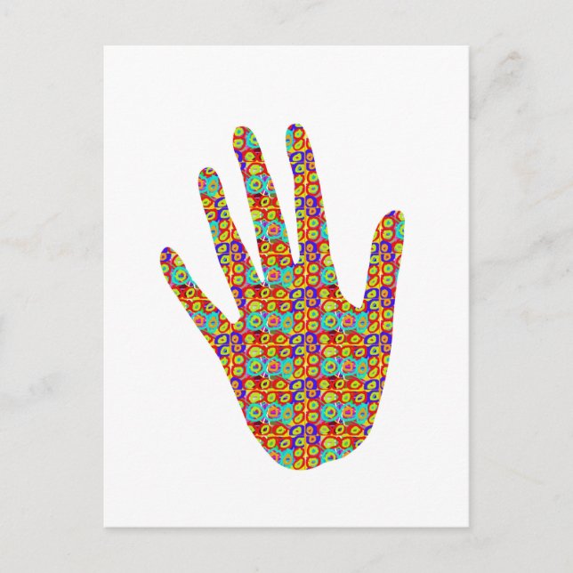 HIGH5 Highfive Hand Party Giveaway GIFTS Bless Postcard (Front)