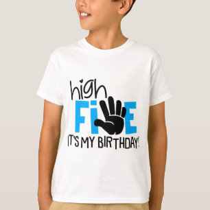 High 5 It Is My Birthday 5th Birthday Party Celebr T-Shirt