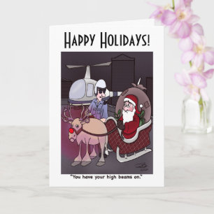 High Beams Custom Greeting Card