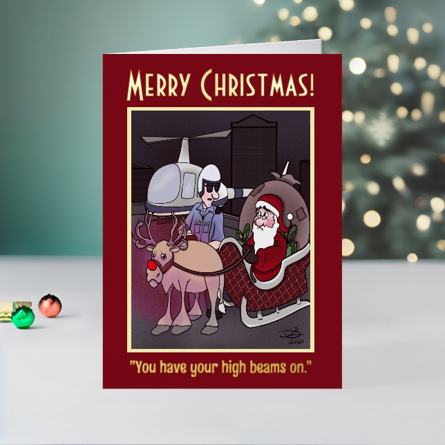 High Beams Foil Holiday Greeting Card (Holiday In Situ 2)
