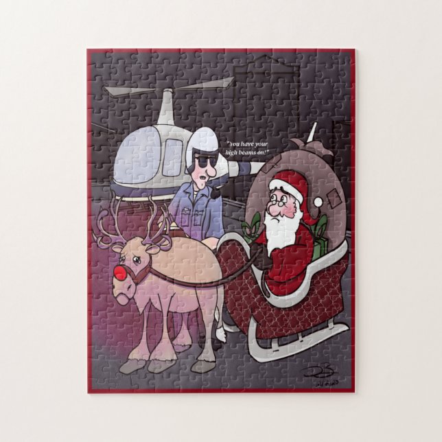 High Beams Holiday  Jigsaw Puzzle (Vertical)